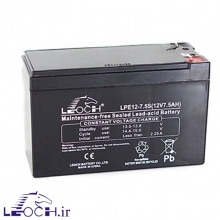 leoch battery 12 volt 7.5 amper